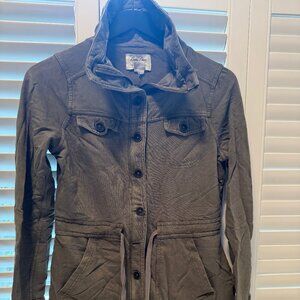 Lucky Brand Utility Jacket  – Olive Green, Size Small
